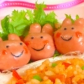 丸いウィンナーで 3匹のうさぎさん キャラ弁 レシピ 作り方 By うちくるくる 楽天レシピ 丸いウィンナーで 3匹のうさぎさん キャラ弁 レシピ 作り方 By うちくるくる 楽天レシピ